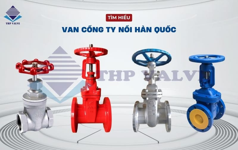 Tổng hợp các loại van cổng ty nổi Hàn Quốc phổ biến hiện nay