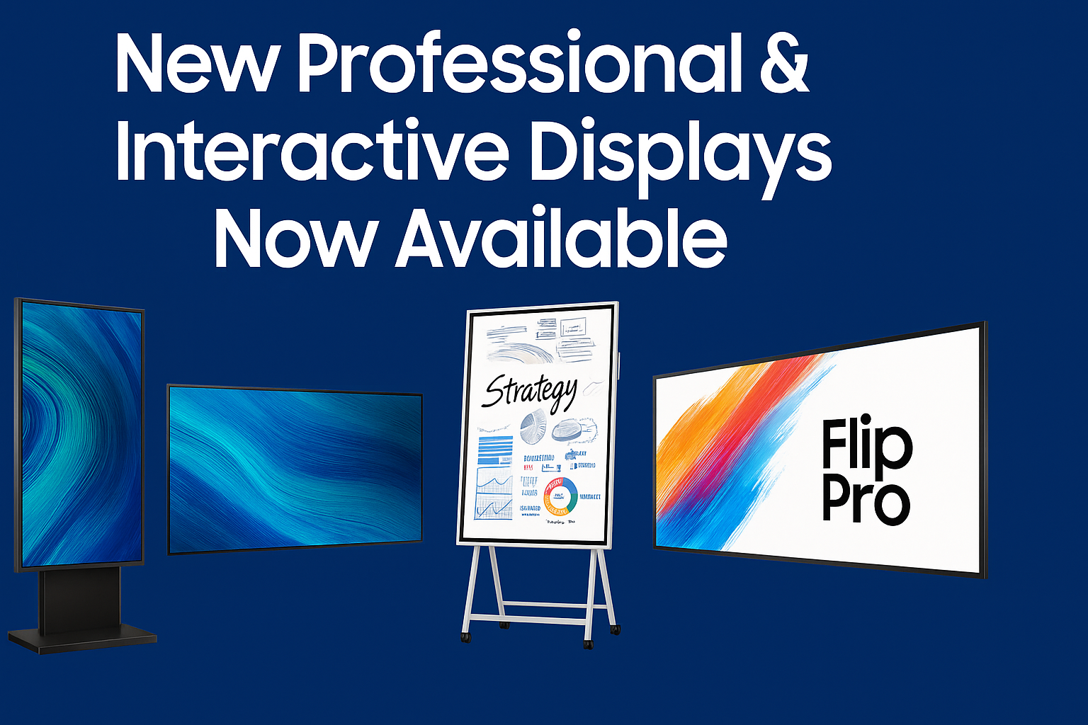 Samsung’s New Professional & Interactive Displays Now Available at SIPL Middle East
