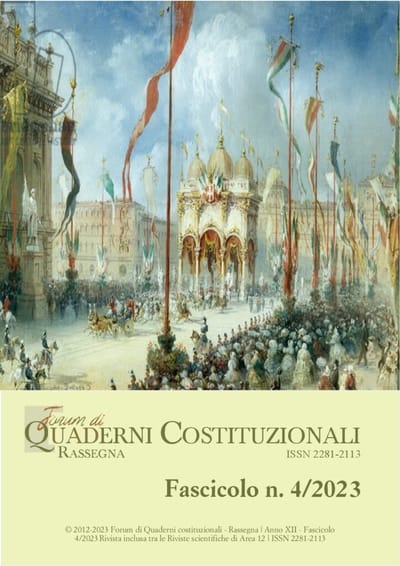 Forum dei Quaderni costituzionali n. 4/2023