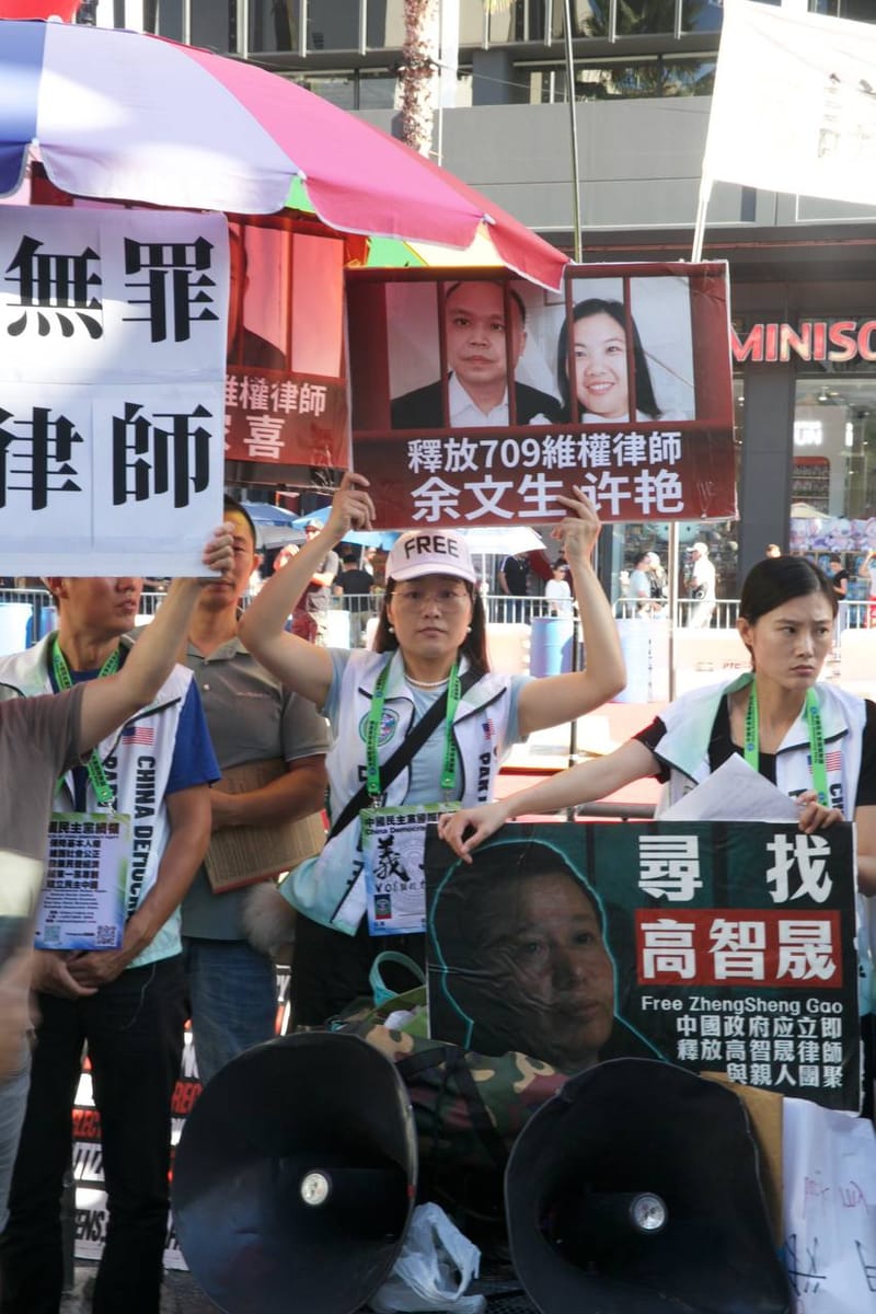 Protest for 709 lawyer 