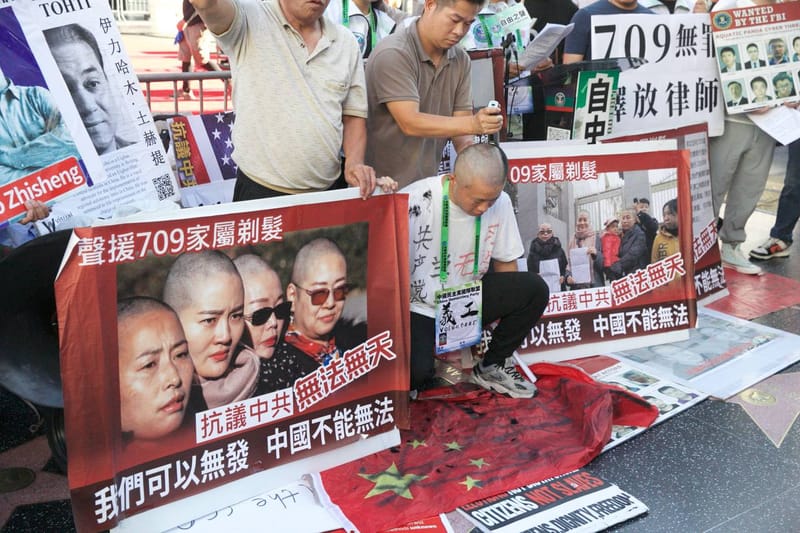 Protest for 709 lawyer 