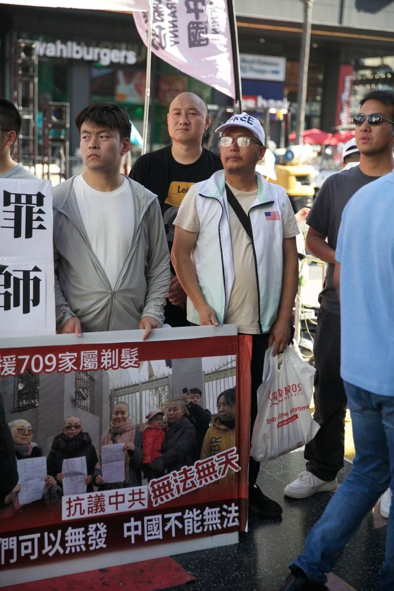 Protest for 709 lawyer 