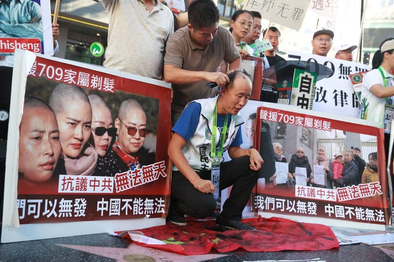 Protest for 709 lawyer 