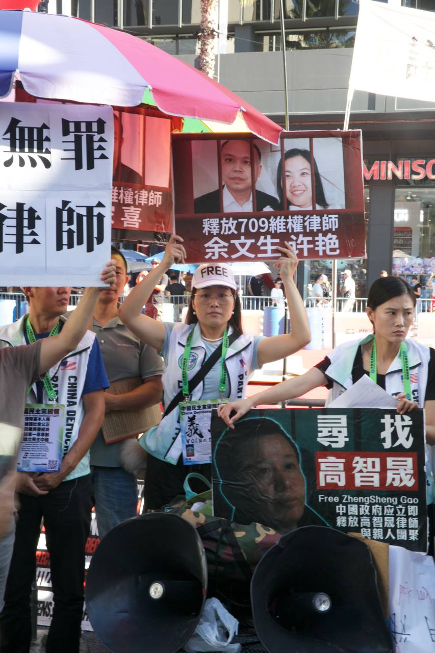 Protest for 709 lawyer 