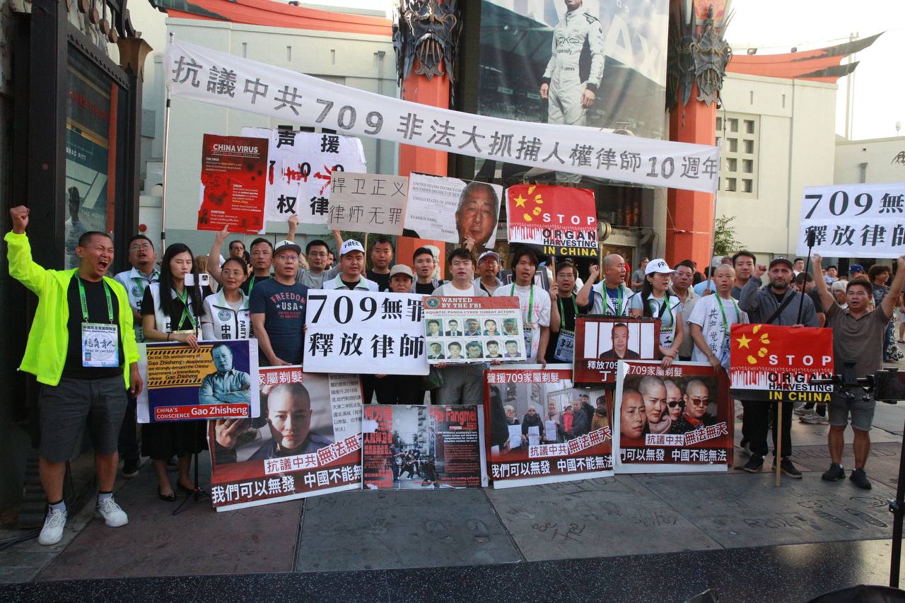 Protest for 709 lawyer 