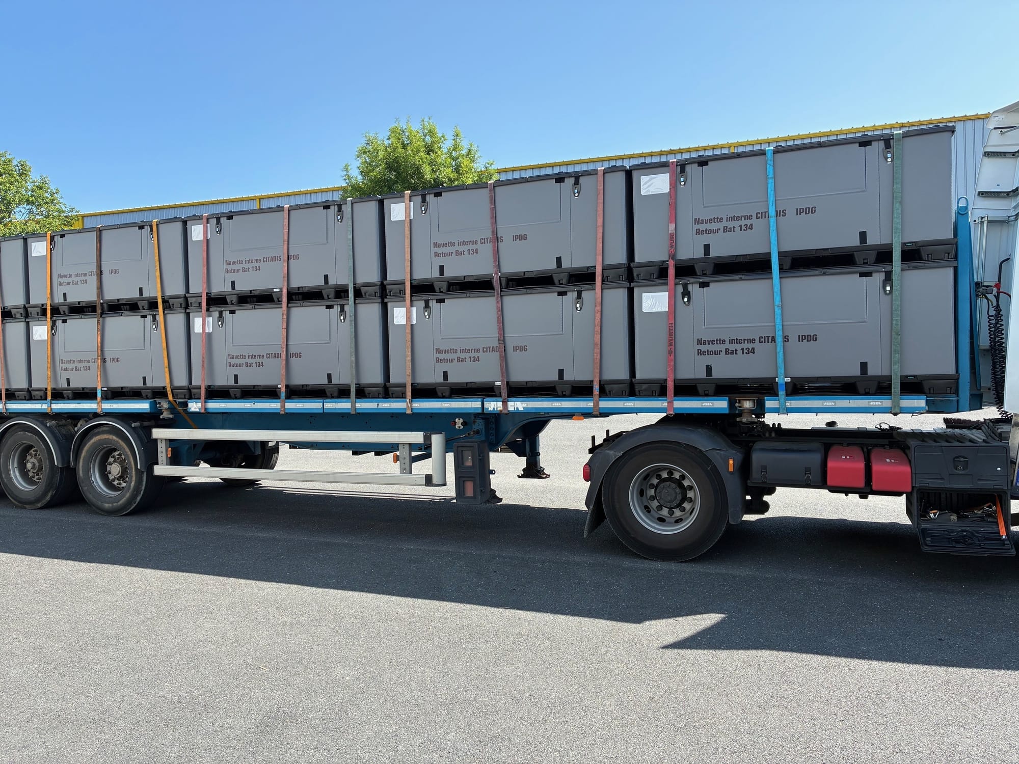 Container Rivapack optimisation du vide des camions