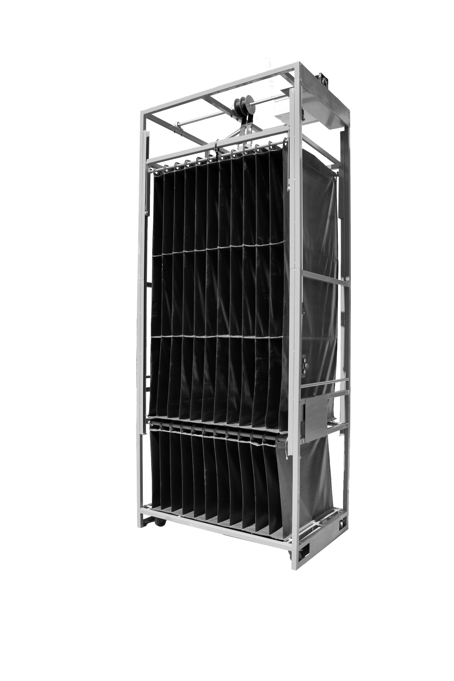 Tour de stockage logistique textile