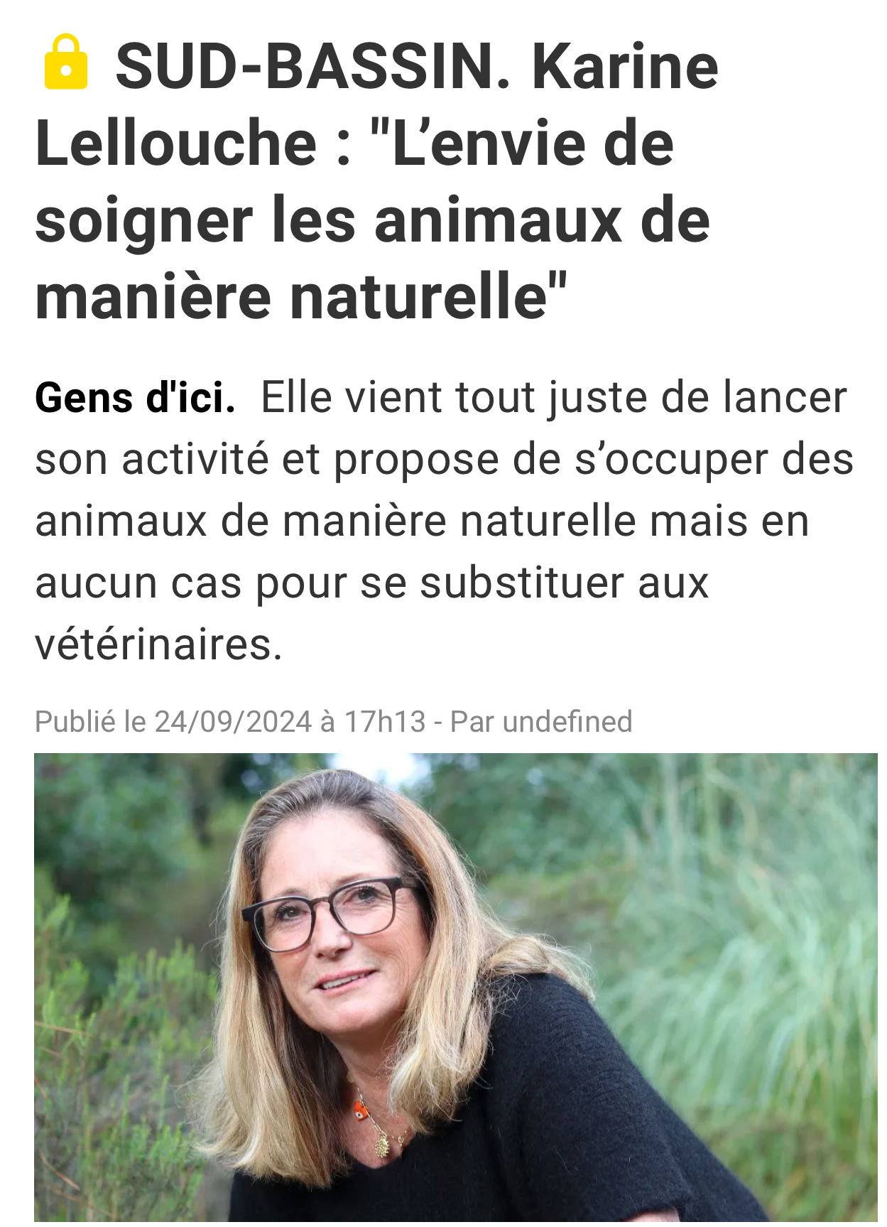 Article de Presse