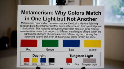 Metamerism Explained: Why Two Colors Can Match Under One Light But Look Totally Different Under Another