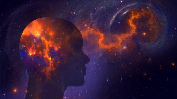 A vibrant illustration of the limbic system, cosmic molecules, and Earth’s ecosystems, symbolizing the science of emotions.