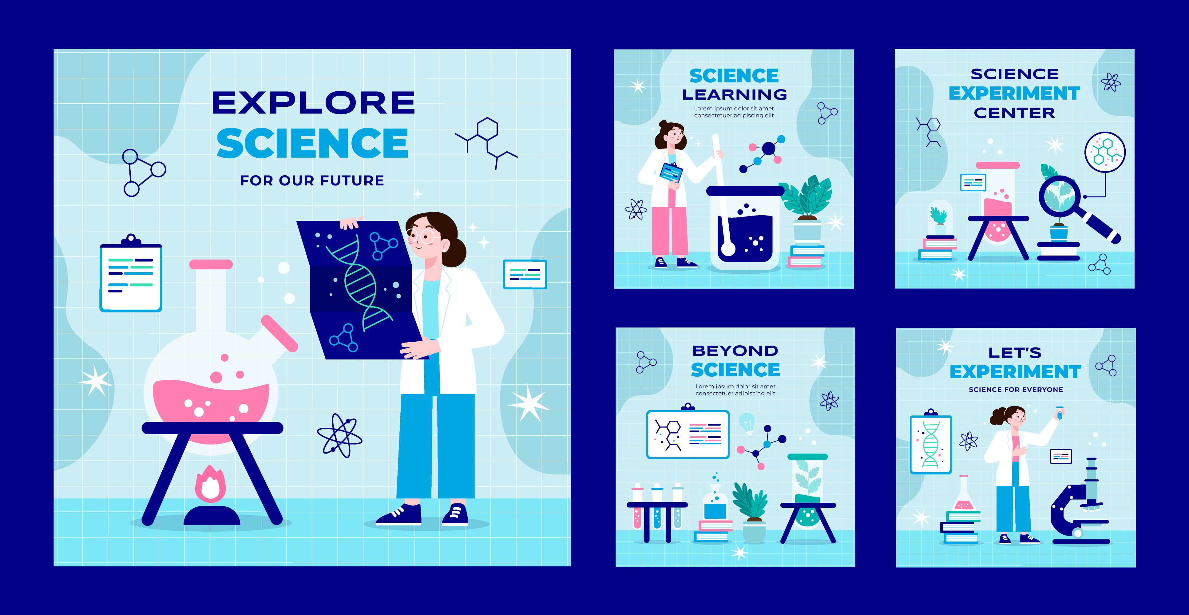 A vibrant illustration of people using AI tools, cosmic stars, and Earth’s ecosystems to explore science, symbolizing practical insights for all.