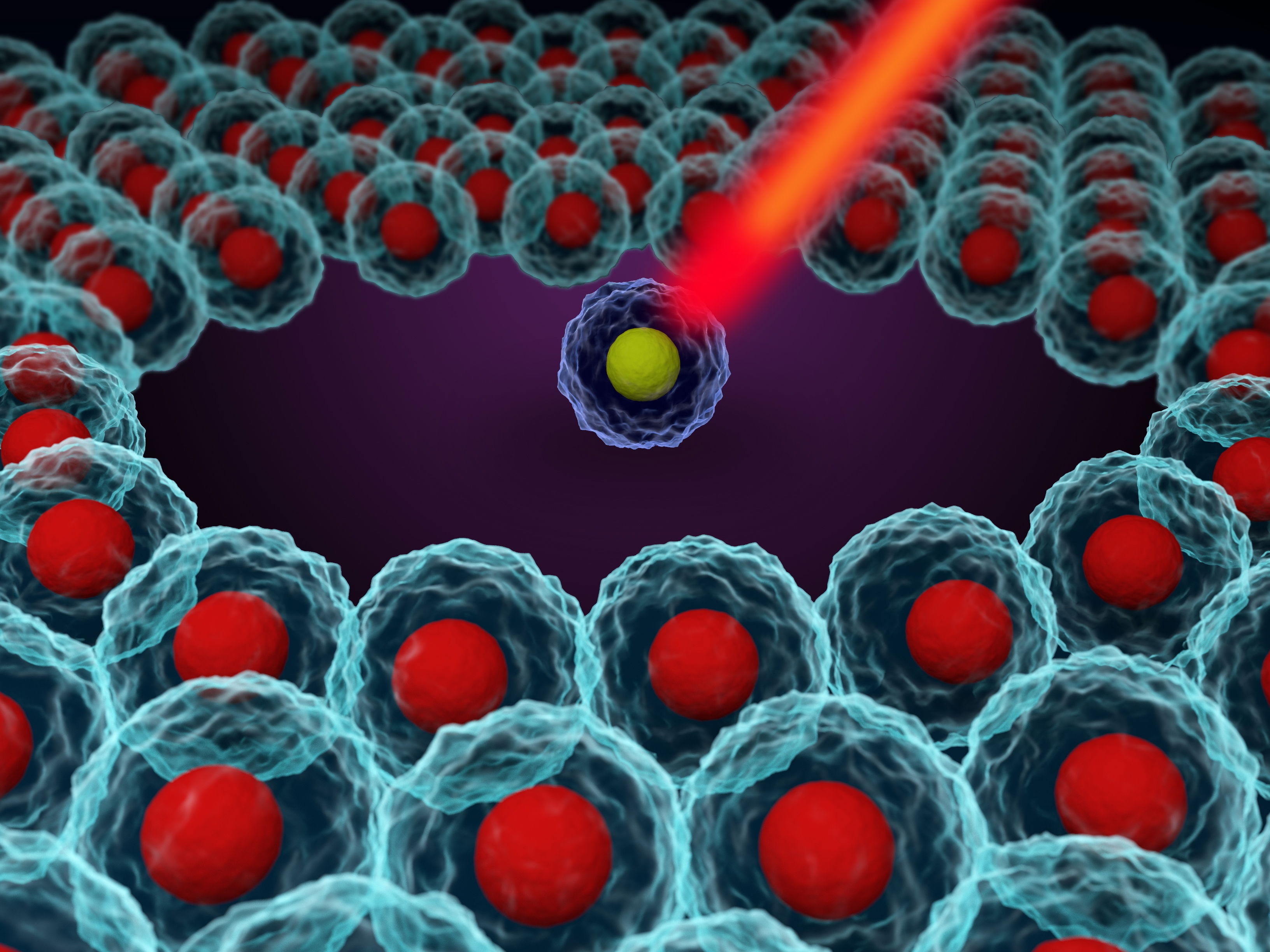 A vivid illustration of a glowing cell with intricate organelles and signaling pathways, set against a backdrop of molecular patterns, symbolizing life’s building blocks.
