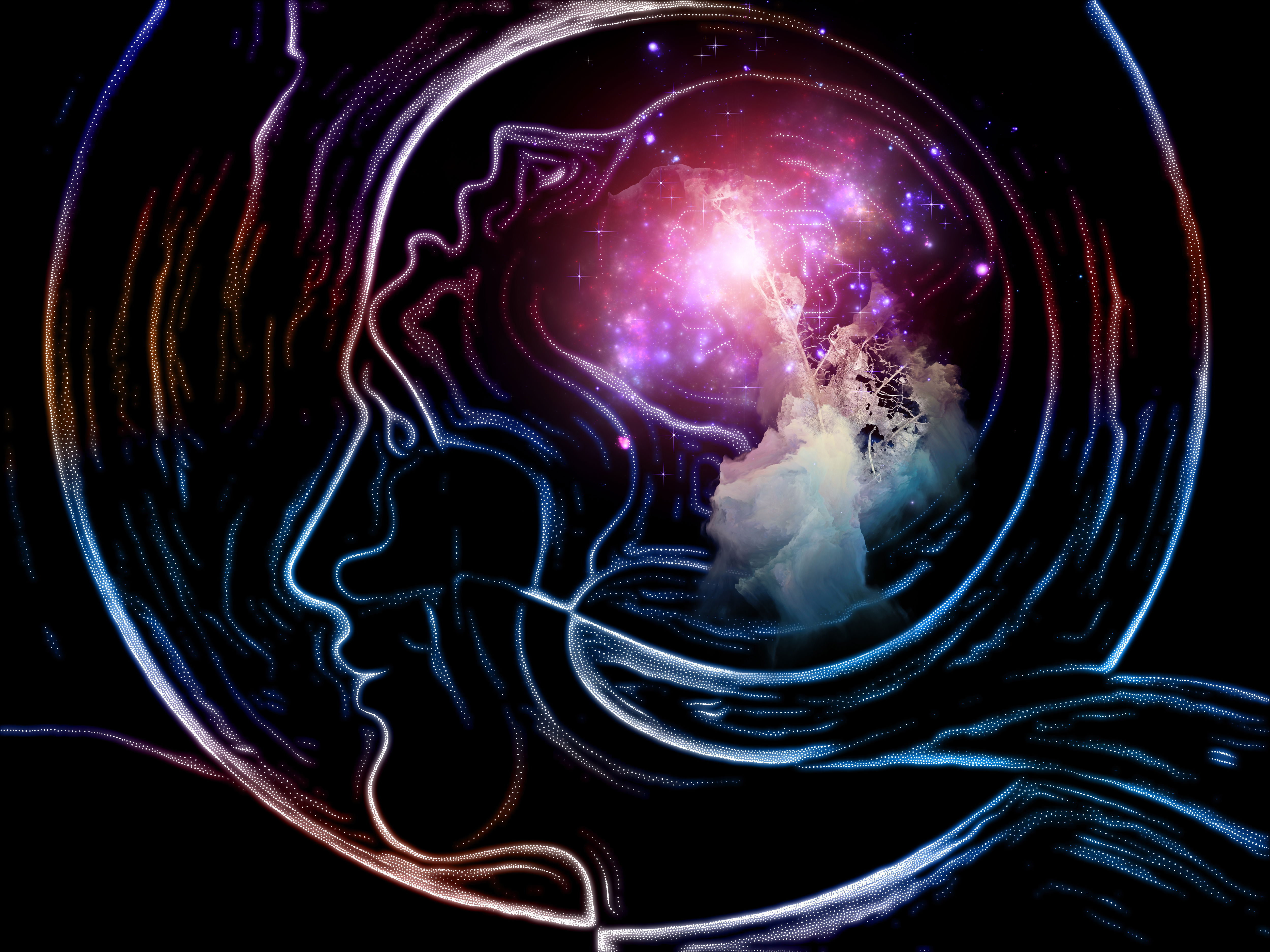 A vibrant illustration of neural networks, cosmic molecules, and Earth’s ecosystems, symbolizing the power of neuroscience.