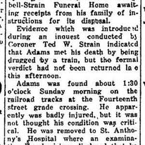 Article about Willard's death 1926