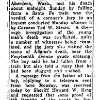 Article 2 about Willard's death 1926