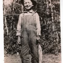 Willard Adams as a young lad