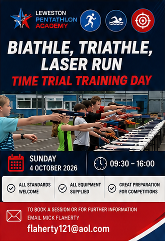Biathle, Triathle & Laser Run Time Trial Training Day