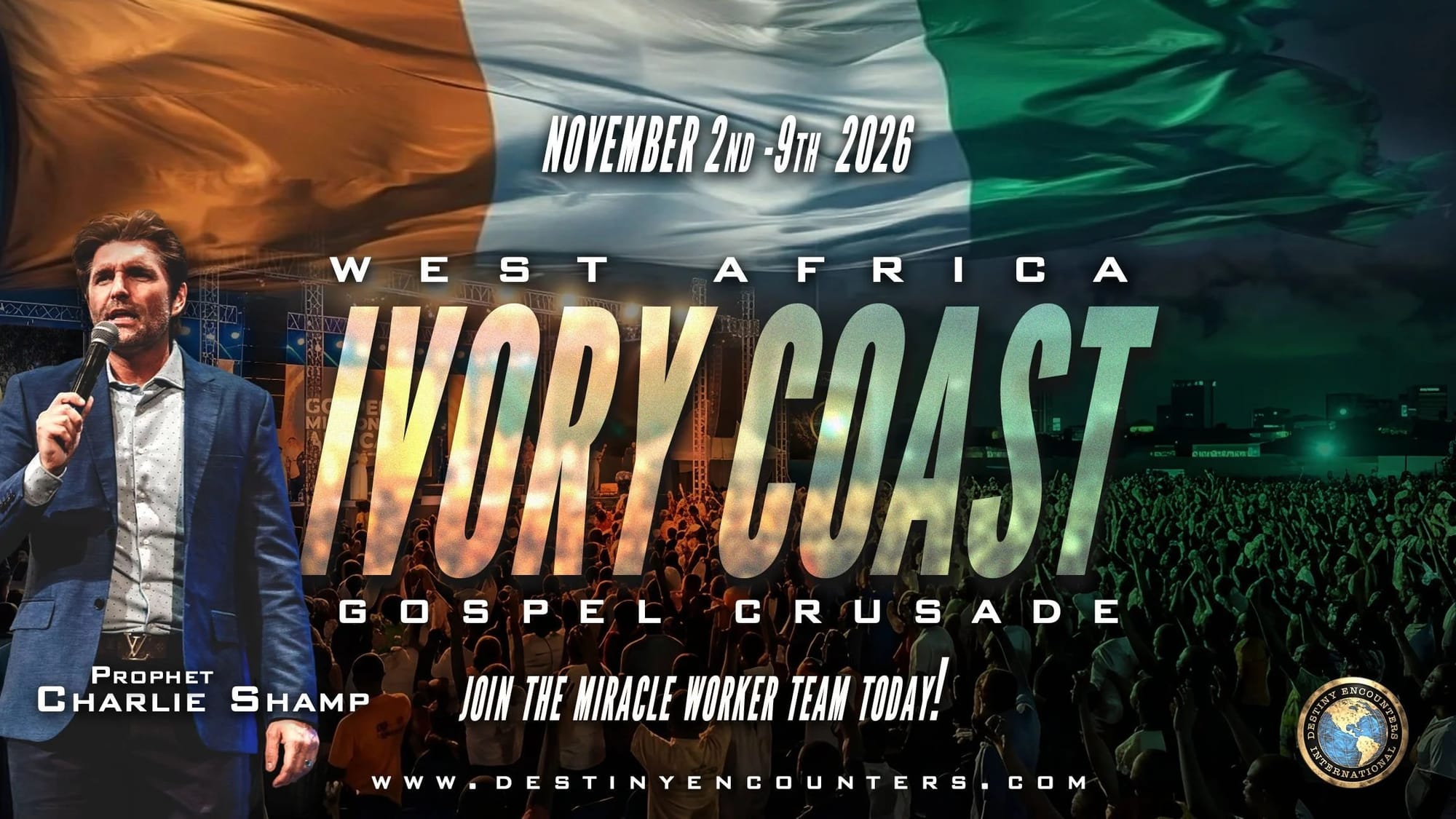 IVORY COAST, AFRICA GOSPEL CRUSADE TEAM