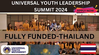 Universal Youth Leadership Summit in Malaysia 2024 – Apply Now!