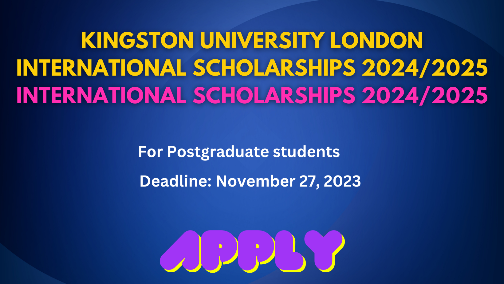 Kingston University Scholarships 2025: Study in the UK with £8,500 Scholarship