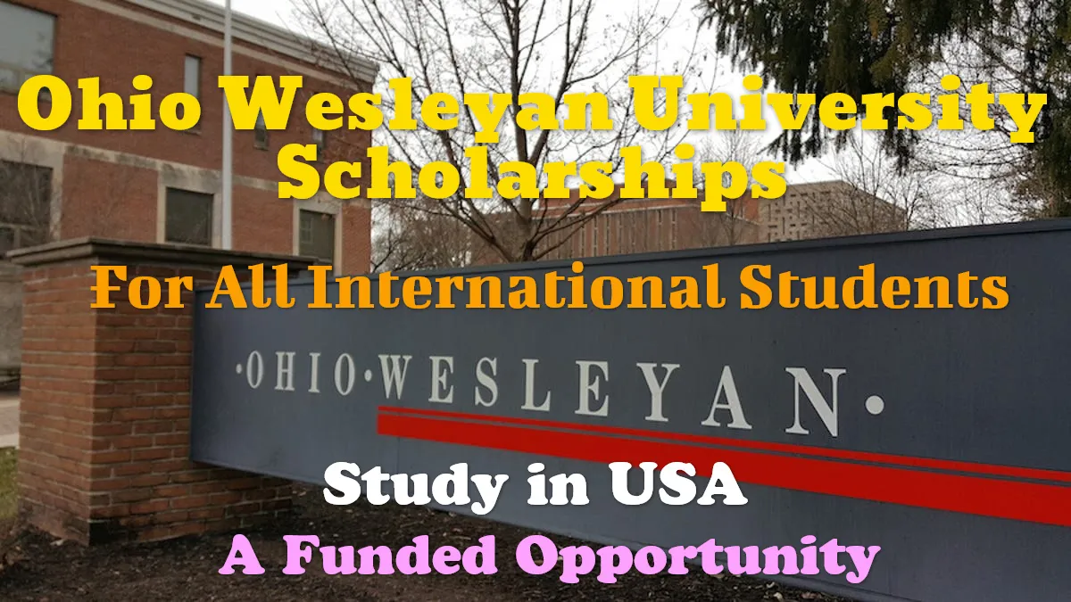 Ohio Wesleyan University Scholarships for International Students