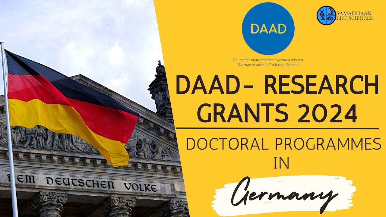 DAAD Research Grants for Doctoral Programs in Germany