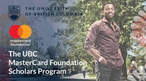 Mastercard Foundation Scholars Program at the University of British Columbia