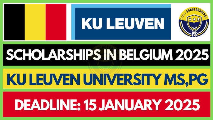 KU Leuven Belgium Master Mind Scholarship 2025 (Fully Funded)