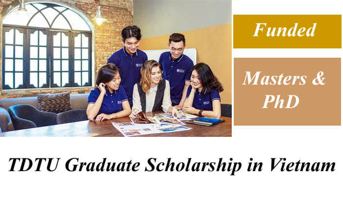 TDTU International Graduate Scholarship 2025 in Vietnam