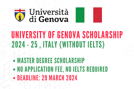 University of Genova Scholarship 2025/26 | Fully Funded