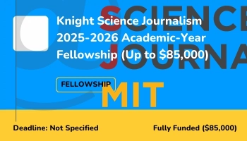 MIT KSJ Fellowship 2025/26|Fully Funded Opportunity