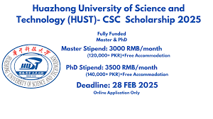 HUST Chinese Government Scholarship 2025 – Fully Funded Opportunity