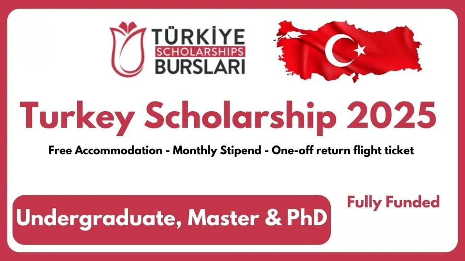 Turkiye Burslari Scholarship 2025 | Fully Funded Opportunity