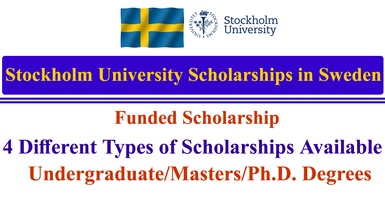 Fully Funded Stockholm University Scholarships 2025