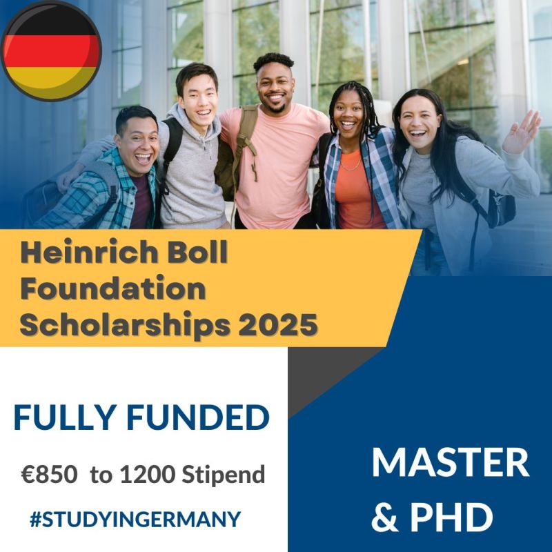 Heinrich Böll Foundation Scholarship 2025 for Talented Students