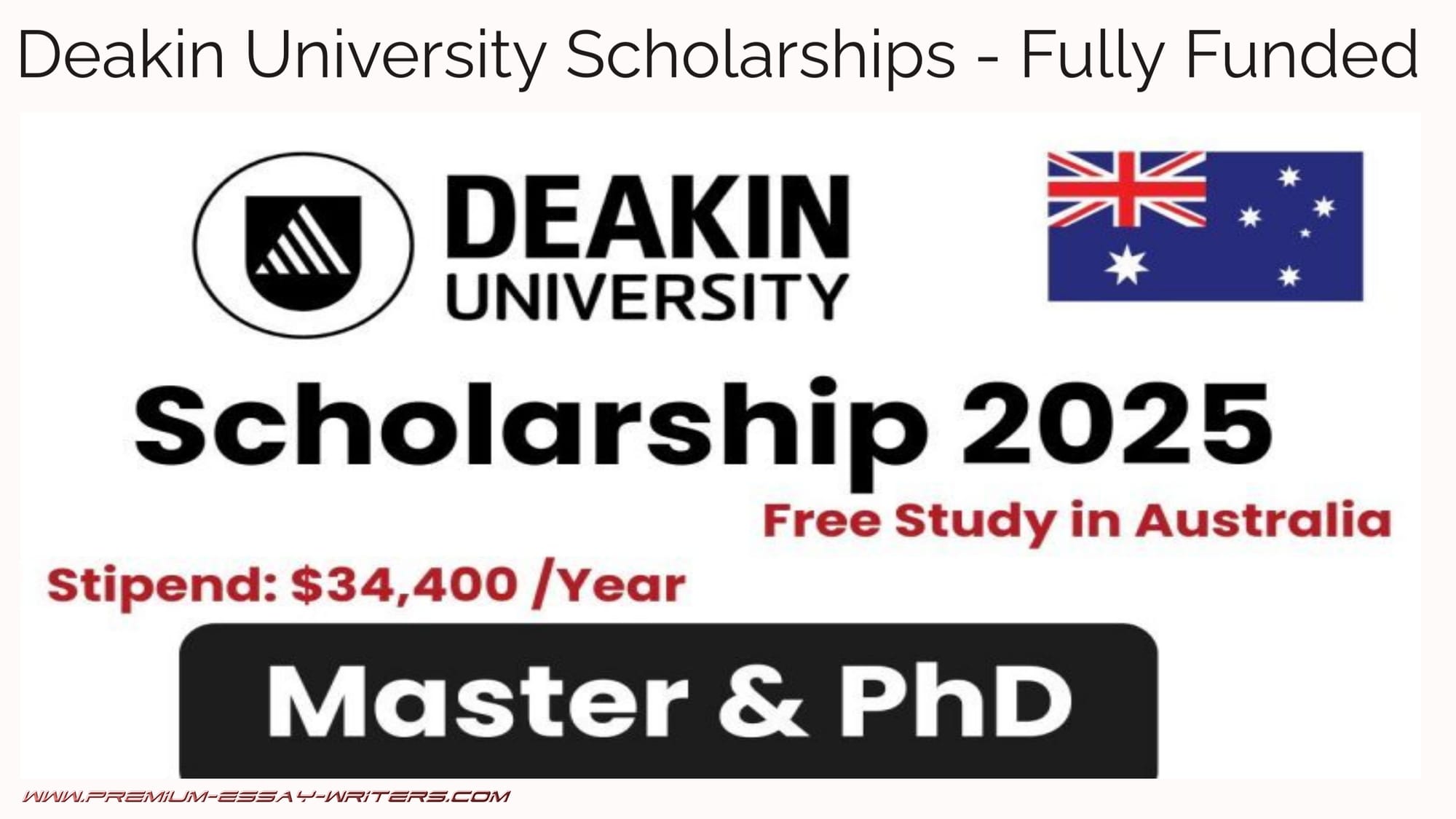 Deakin University Scholarships - Fully Funded