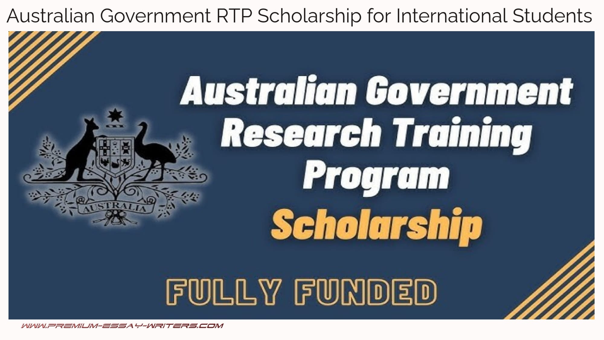Australian Government RTP Scholarship for International Students