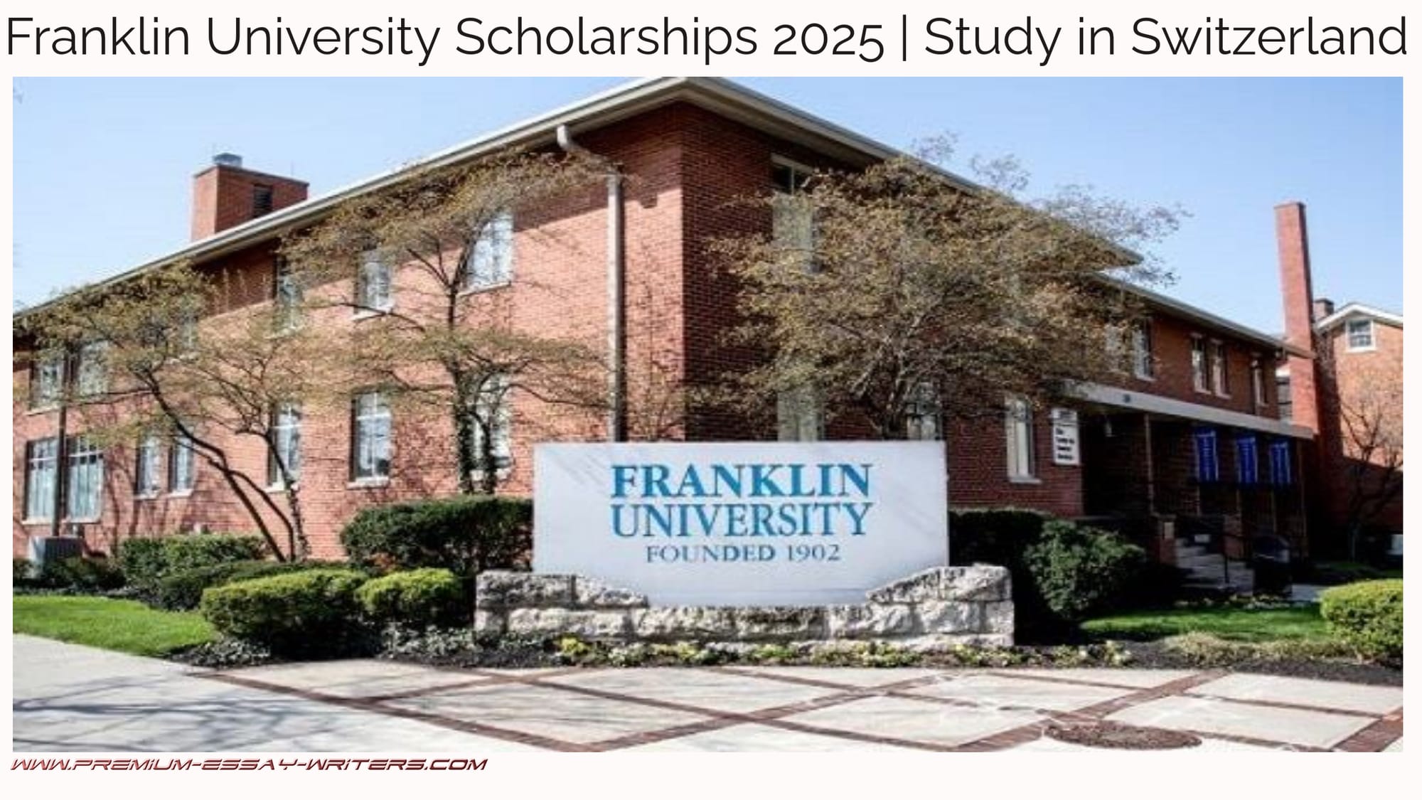 Franklin University Scholarships 2025 | Study in Switzerland