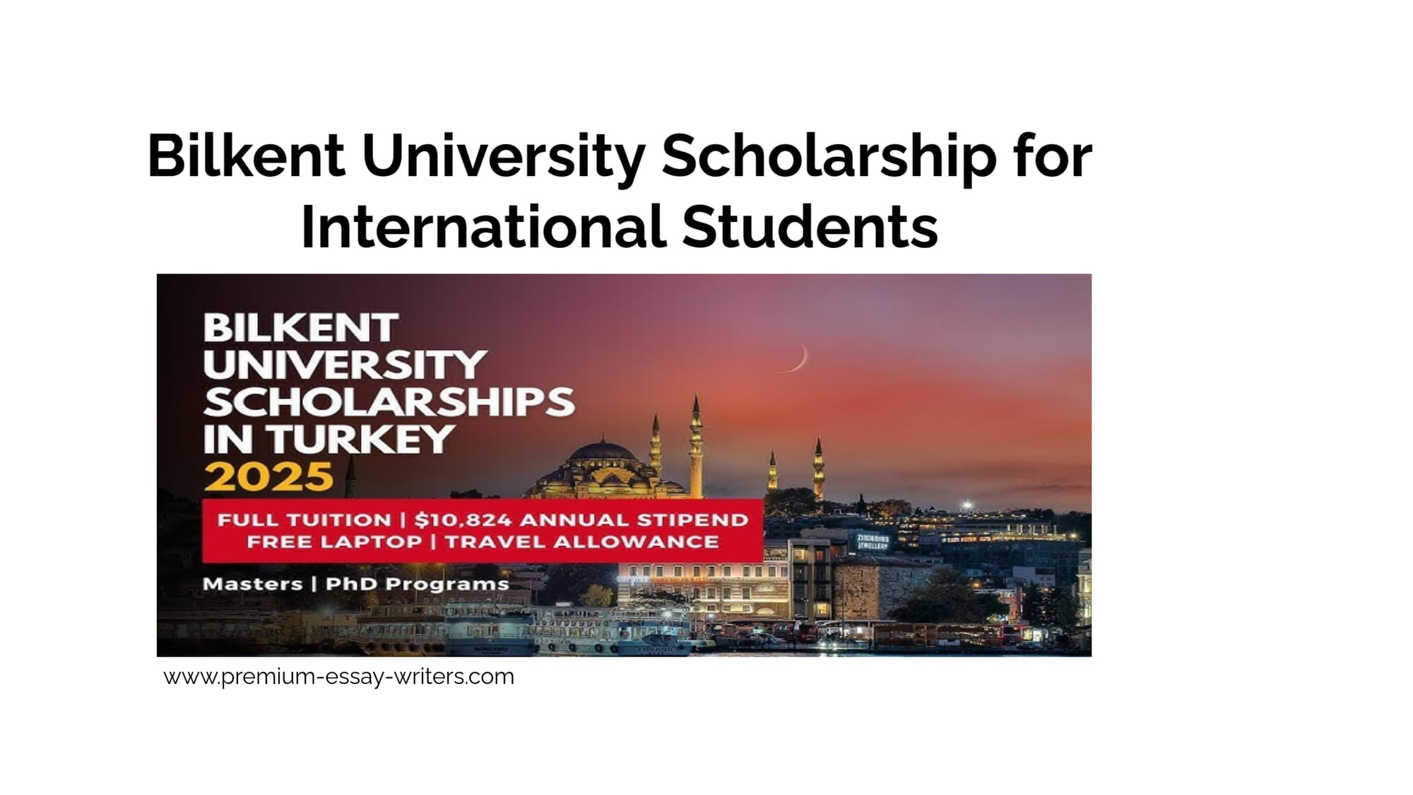 Bilkent University Scholarship for International Students
