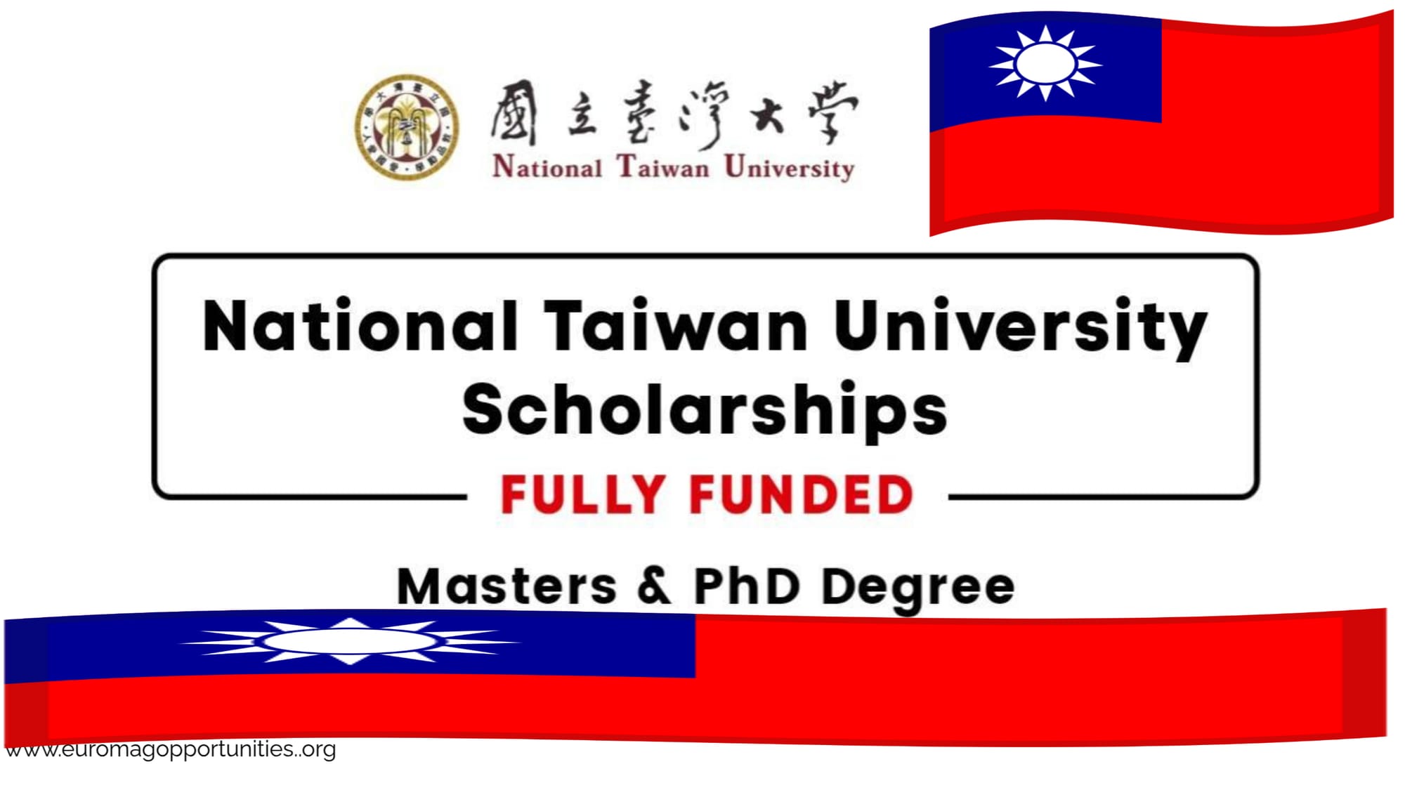 National Taiwan University Scholarships 2026 | Fully Funded