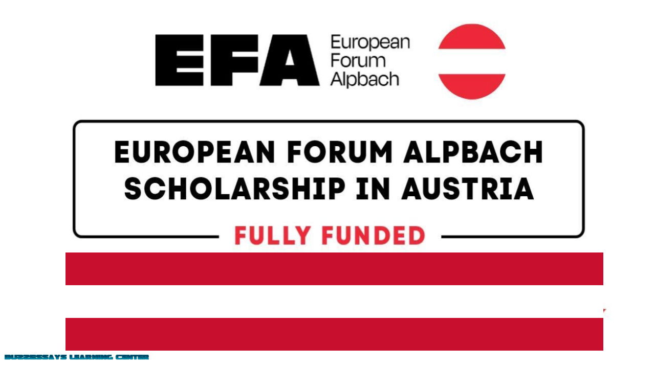 European Forum Alpbach Scholarship 2026 in Austria | Fully Funded