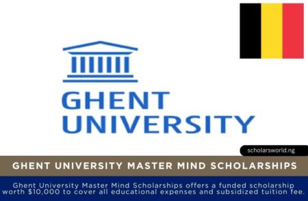 University of Ghent Scholarship 2026-27 in Belgium | Fully Funded