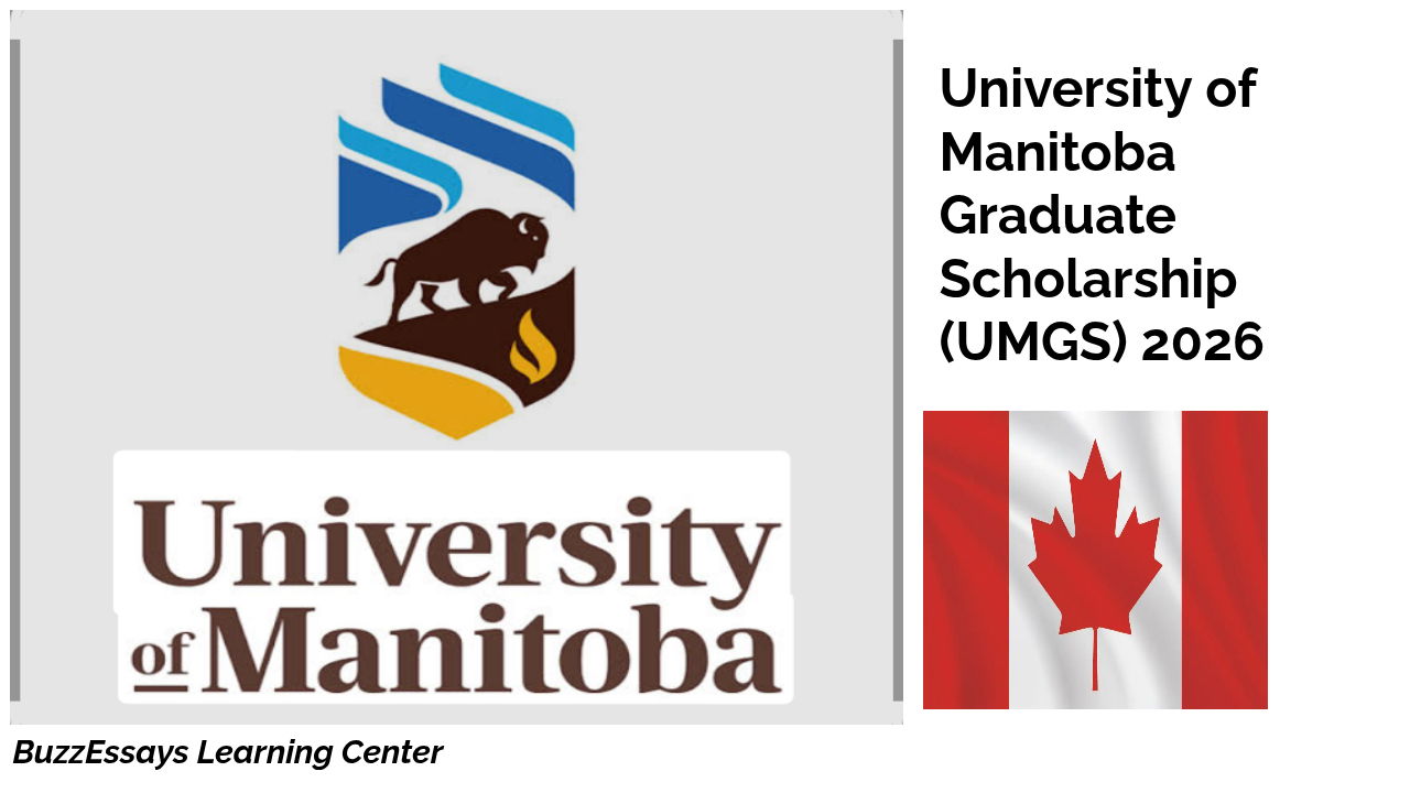 University of Manitoba Graduate Scholarship (UMGS) 2026-27