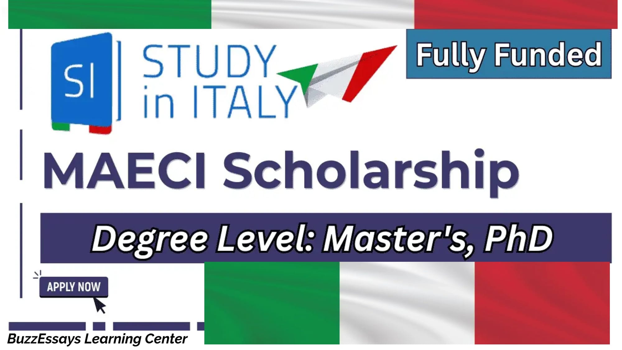MAECI Italy Scholarship 2026 | Fully Funded Study