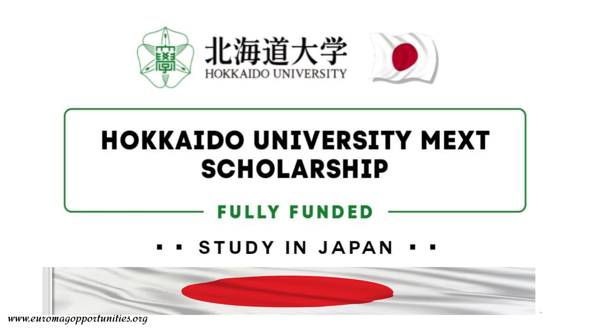 Hokkaido University MEXT Scholarships 2026 in Japan