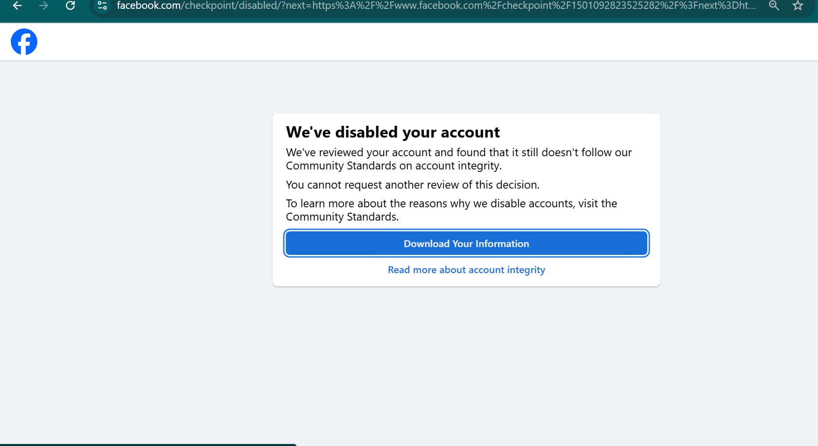 How Can I Recover My Facebook Account That Has Been Permanently Disabled?
