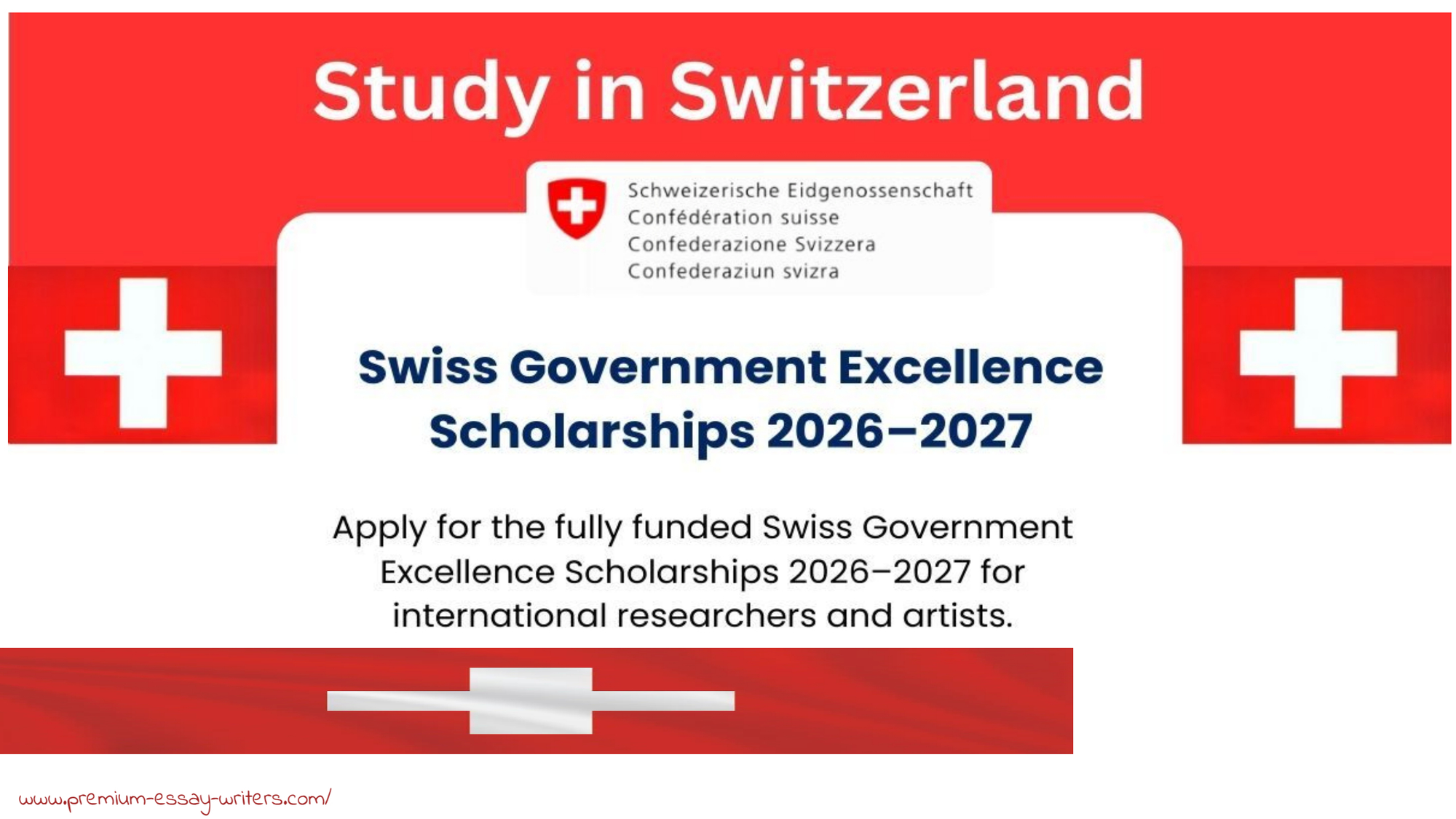 Swiss Government Excellence Scholarships 2026-2027 for Researchers