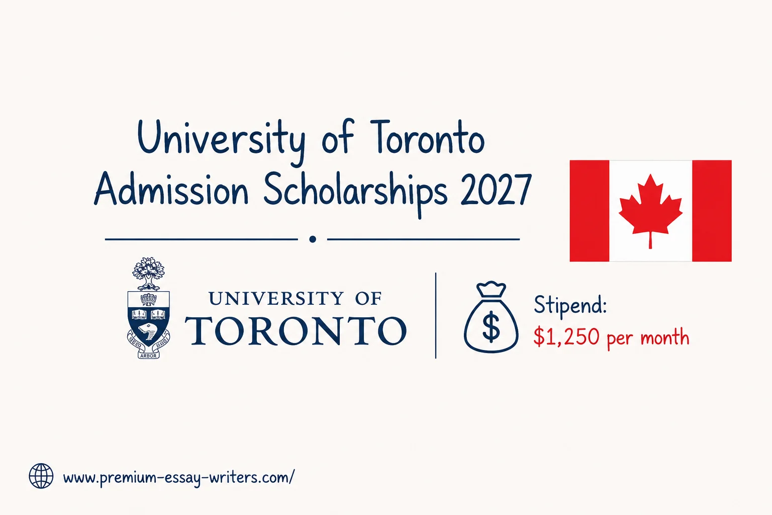University of Toronto Admission Scholarships 2027