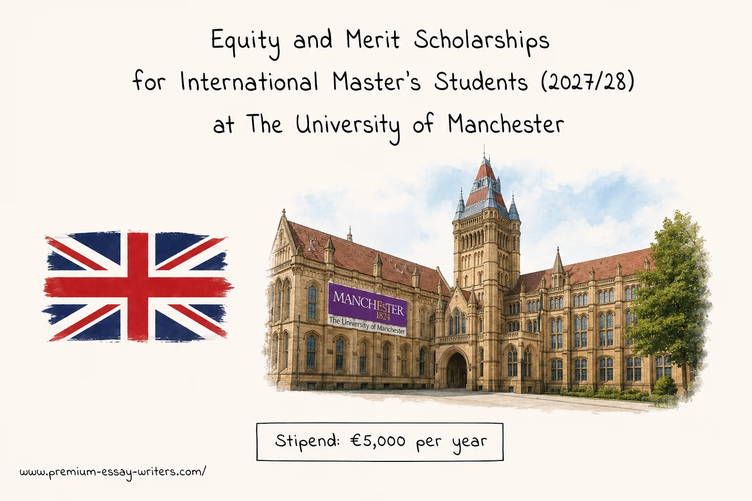Equity and Merit Scholarships for International Master’s Students (2027/28)