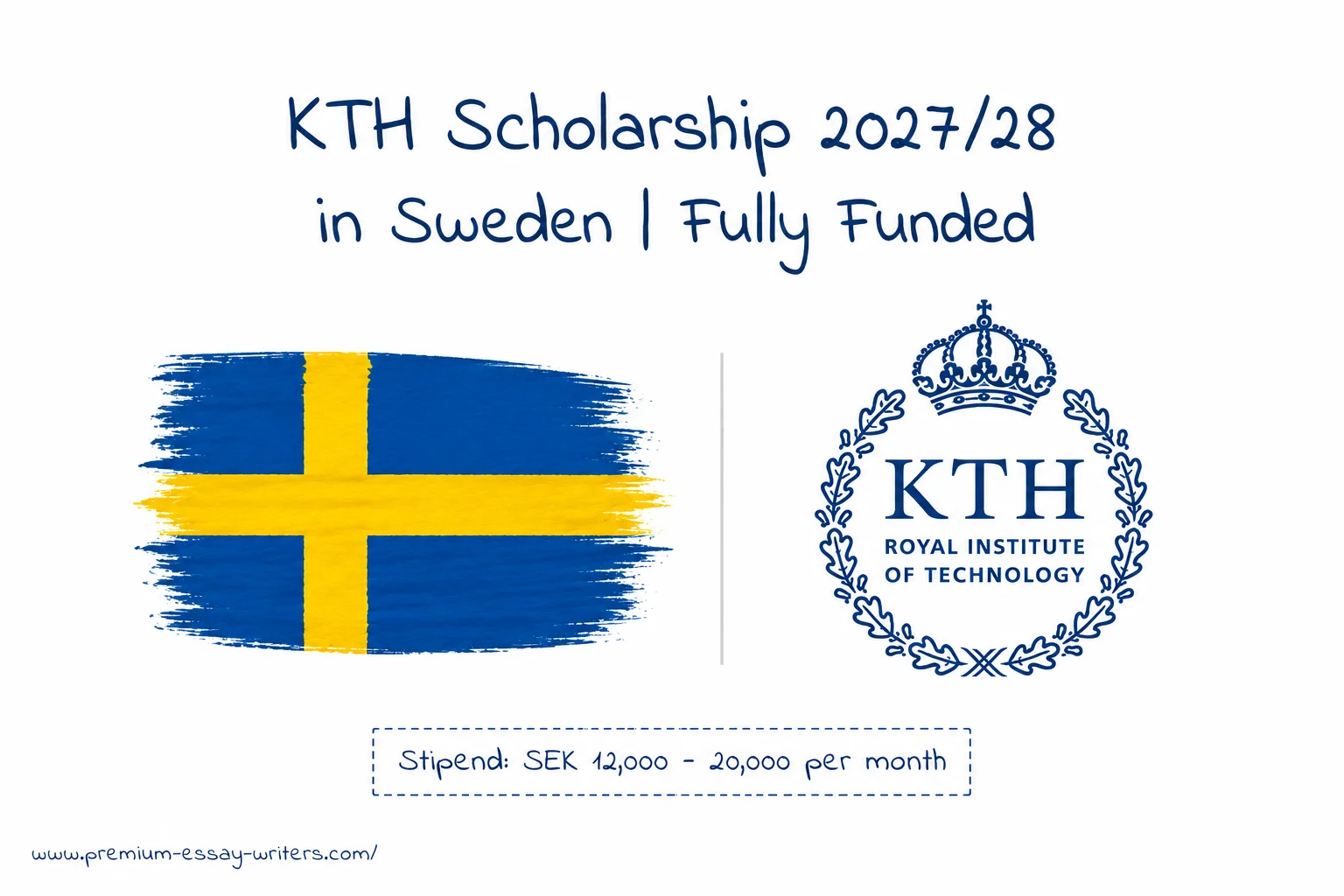 KTH Scholarship 2027/28 in Sweden | Fully Funded